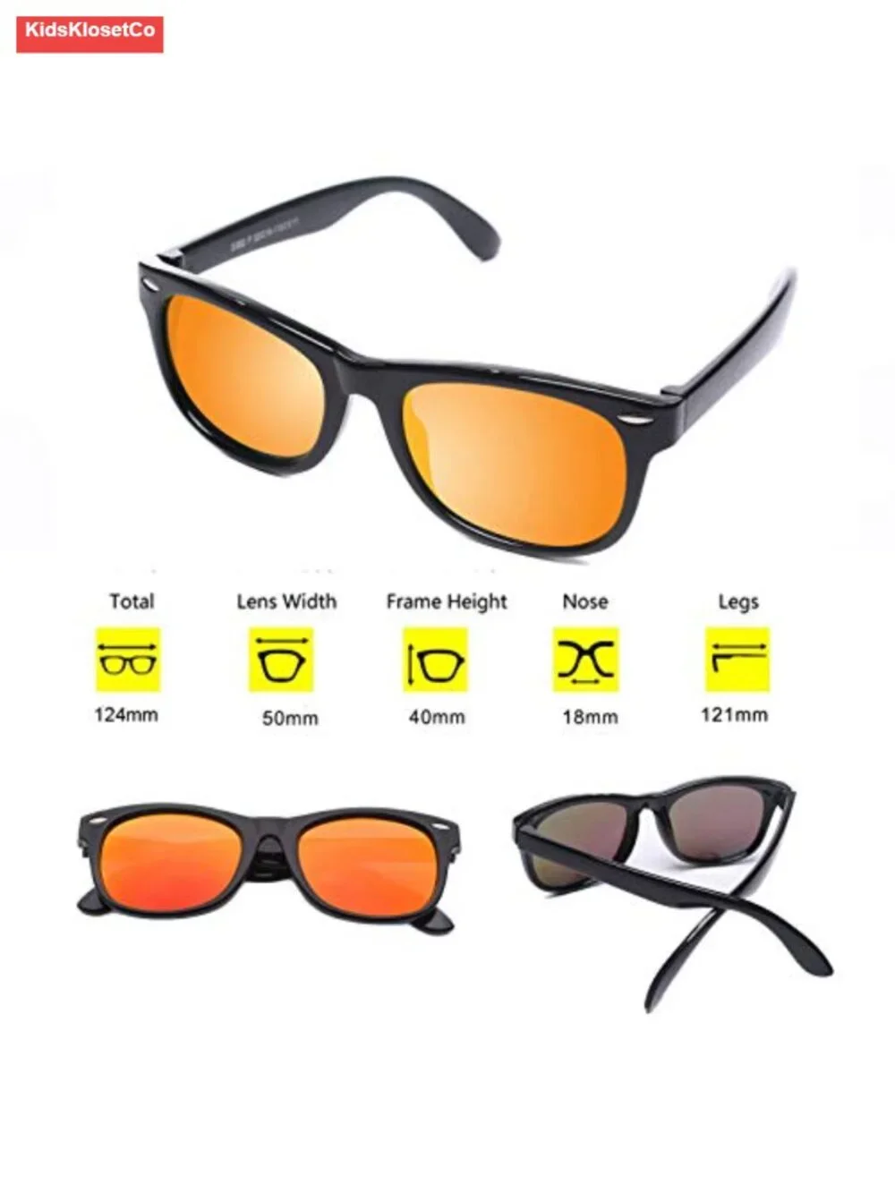 Polarized Kids Sunglasses Unbreakable UV Protection Toddler Sun Glasses Ages